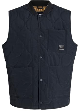JACK & JONES Jjhero Liner Vest, Negro, L