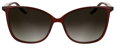 Calvin Klein Women's Sunglasses CK25504S - Transparent Burgundy with Gradient Burgundy Lens