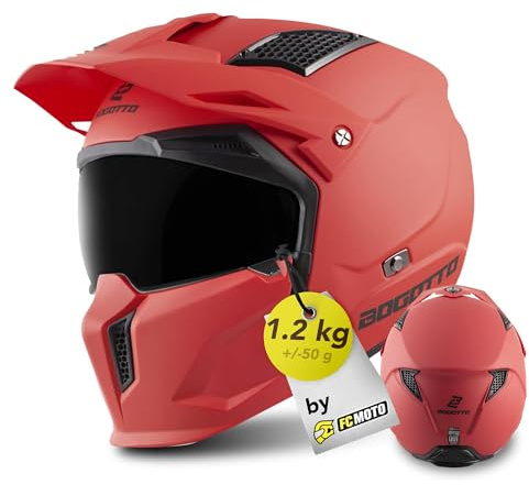 Bogotto Radic 22.06 Helm, rot matt, S