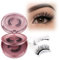GEMERRY 2 pares de Pestañas Postizas Magnéticas con Aplicador No Necesita Pegamento Pestañas Magnéticas Aspecto Natural e Impermeable Pestañas Postizas Magnéticas(Style-YS004)