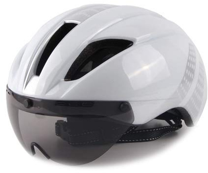 Casque Velo Homme Réglable Casque de vélo Course à Carreaux lentille avec des lentilles Amovibles Sun Outdoor Cycling Temps Sécurité Cap