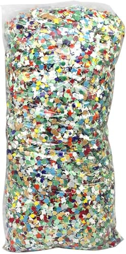Sacchetto di coriandoli da 5 kg, Taglia Unica, Decorazione e Accessori per Feste, Animazione, Compleanno, Matrimonio, Piccolo Giocattolo