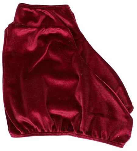 Homoyoyo Couvre-Bottes de Patinage Artistique en Polyester Résistant à l'usure, Taille XL, Couleur Rouge Foncé, Protège-Bottes pour Patins à roulettes et Hockey sur Glace, Accessoire