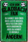 WOGEKA ART Retro Blechschild Ich bin Gladbach Fan Fußball witziger Spruch als Geschenk-Idee zum Geburtstag Weihnachten zur Dekoration 20x30 cm Vintage-Design aus Metall 1506
