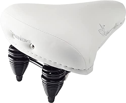 Sadel Dubbelfjäder Lagunen 100 Vit