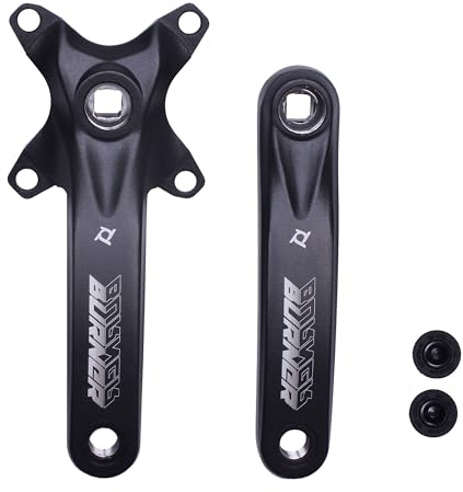 PROWHEEL Pedivella per bicicletta, una coppia universale da 152 mm/160 mm/165 mm/170 mm/175 mm, BCD 104 mm, foro quadrato, per bici da città, bici da strada, bici pieghevoli, mountain bike, bici
