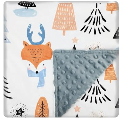 WYTbaby babyfilt nyfödda mjuk fleece barnfilt gosig filt 75 x 100 cm babyfilt multifunktionella filtar för baby flickor pojkar