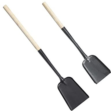 Garneck 2piezas Pala Para Ceniza Con Mango De Madera Resistente y Diseño Para Limpieza Hogar Chimenea y Barbacoa Cómodo Agarre y Duradero Para Uso Prolongado