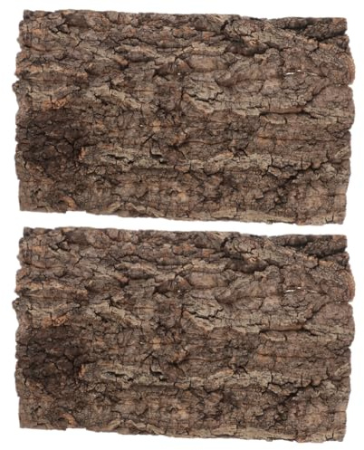 TOYANDONA 2pièces Substrat Naturelle pour Terrarium Arrière-Plan Décoratif Liège pour Reptiles Habitat De pour Tortues Lézards Serpents Et Crabes