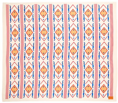MOMOMUS Manta de Playa Grande Antiarena 210x230 cm, Fina, Azteca