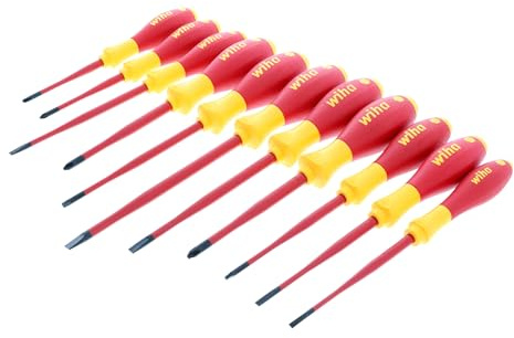 Wiha 32198 Insulated Slim Screwdriver Set, 11-Piece