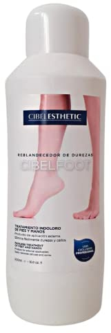 Cibelfoot 500ml – Reblandecedor de callos y durezas | Tratamiento profesional de pedicura | Pies suaves y cuidados- Sin cortes | Cibelesthetic