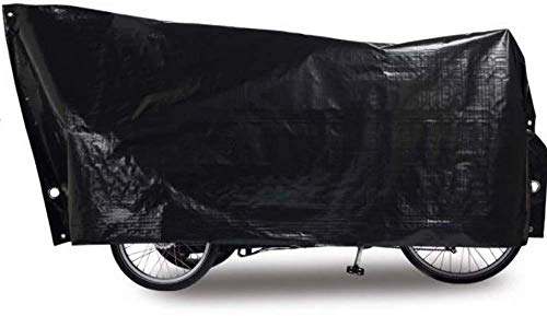 VK International Unisex – Erwachsene Cargo Bike VK Fahrradschutzhülle, Schwarz, One Size