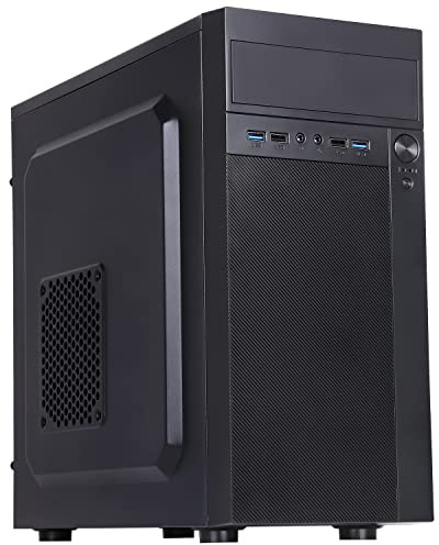 Itek Case THEON - Mini Tower, mATX, PSU 500W, 2xUSB3, Full Black