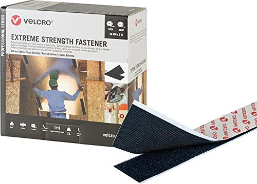 VELCRO Bande Velcro Extreme Force 50 mm x 5 m Noir