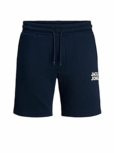 JACK & JONES JJINEWSOFT Sweat Shorts GMS, Navy Blazer, L Homme