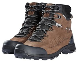 VAUDE wasserdichte Trekking- und Wanderschuhe für Herren “TRK Skarvan Tech Mid STX”, nachhaltige Wanderschuhe aus Leder für Wandertouren, Bequeme und rutschfeste Outdoorschuhe in braun