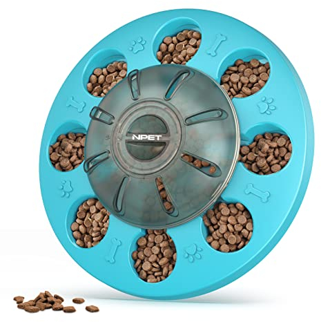NPET Hundespielzeug Intelligenz, Interaktives Hundespielzeug für Kleine Mittlere und Große Hunde, Intelligenzspielzeug für Hunde, IPT03GN