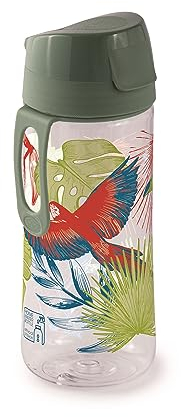 Snips, Bottiglia Decoro Tucano, 0,50 L, 7 x 20 cm, Tritan Renew - Plastica Riciclata | Made in Italy