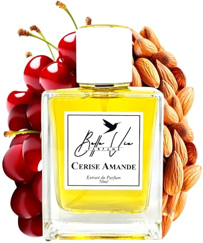 CERISE AMANDE | Belle Vie Parfums | 50 ml | Perfume unisex sensual con cereza y almendra | Extrait de Parfum | extra fuerte y duradero