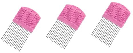 Lurrose 3 STK Quilling-Werkzeuge DIY-Quilling-Tool Quilling-Kits Kamm Kämme Papierrollstrickmaschine Papierrollen groß gequilltes Papier Suite Lieferungen Rosa