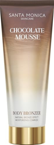 Santa Monica Skincare | Crema Autoabbronzante Graduale Chocolate Mousse | Burro Corpo Idratante con Cacao e Karité | Per un Colorito Cioccolato Naturale, 200ml