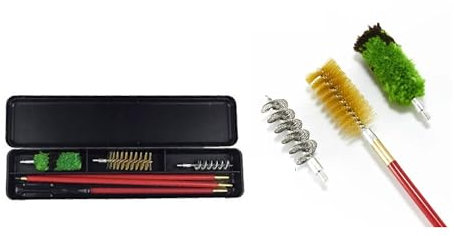 PNI PNI-H12 Kit de Limpieza Hunting H12 con 3 cepillos incluidos para Armas Calibre 12, Negro, 20 X 20 X 270 mm