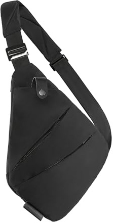 Hugh Butler, Men's Anti-Theft Travel Bag, Flat on Chest | Invisible Under a Jacket, Shoulder Bag, Stylish and Versatile, Messenger, Waist, Belt, James