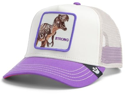 Goorin Bros. The Strong Dino A-Frame Trucker Cap Blanc Violet