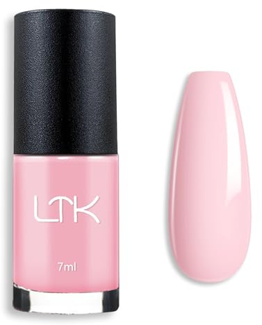 Rosa Nagellack Schnelltrocknend - Wasserbasierter Langanhaltender Nagellack Ungiftig, Pink Glänzender Nail Polish mit Cremigem Finish für DIY Maniküre zu Hause oder als Geschenk für Frauen (Rosa)