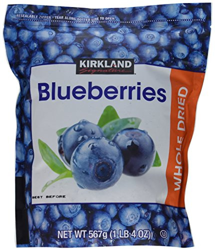 Kirkland: Whole Dried Blueberries 20 Oz (3 Pack)