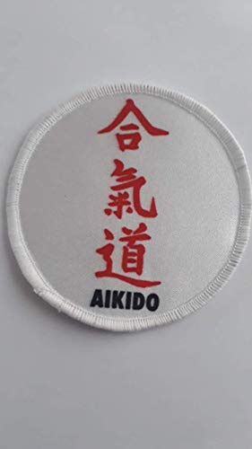 Aikido Écusson de sublimation pour arts martiaux 7,6 cm