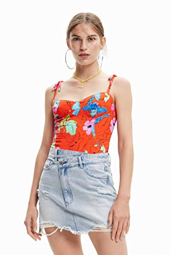 Desigual Body_Marlen 3090 Blouse, Red, M aux Femmes