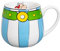 tea4chill Könitz Kaffeetasse Kuschelbecher Obelix - The Men`s belt. Teetasse 400ml, Porzellan. Design modern, bunt, lustig