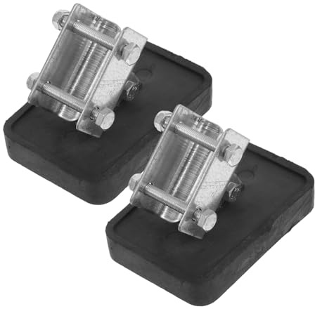 PartyKindom 2 pezzi Protezione Piedi Scala in Gomma Antiscivolo Rinforzata per Scale Alluminio Supporto Stabile e Durevole Adatta Scale Estendibili e Articolate