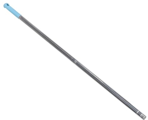 GLEAVI Manico di Scopa in Acciaio Inossidabile 19 MM Palo di Ricambio Resistente Impugnatura Colorata Compatibile Teste per Pulizia Domestica e Commerciale Colore Colore Casuale