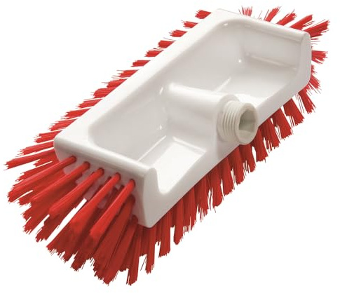1 Stück Haug Bürsten Haug Bürsten, Eckenschrubber, Packung, rot-weiß, L: 32cm, B: 12,5cm, H: 11cm