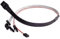 SilverStone SST-CPS03 - Mini SAS SFF8087 interne 36 broches vers câble épais et protégé 4 SATA 7 broches (avec bande latérale), Mini SAS boîtier/contrôleur vers 4 SATA cible/panneau arrière, 0.5M