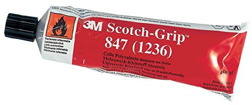 3M Scotch-Weld 847 Allzweck-Nitrilkleber, weiß, Rolle, 1 Stück, 0,26 mm, Wasserfest, Gummi, Vinyl, Außen, Wärme, Abriebfest, Witterungsbeständig, bis 105°C, Mittel, Kleber, Klebeband