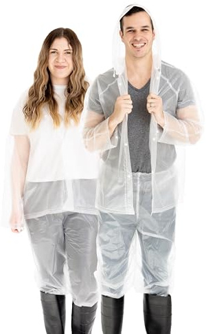 Stansport Peva Rainsuit, Clear, Small
