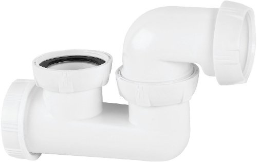 Wirquin SP602 vattenlås för svängbart badkar, vitt