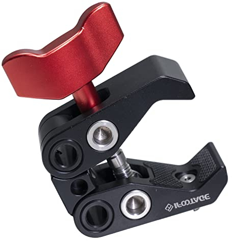 IFOOTAGE PC-01 Long Magic Arm Large Klemmen,Aluminiumlegierung Metal Super C Clamp für DSLR Monitor,LED Flash