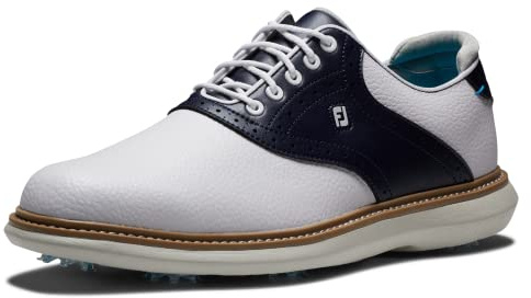 FootJoy FJ Traditions White/Navy, 10.5