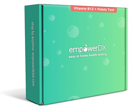 empowerDX Vitamin B12 + Folate Test - At-Home Test Kit - Results Within 2 Days