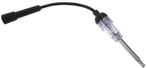 HORIALENCE Tester di Accensione Inline per Motori a Benzina 12v, Tester di Scintilla per Candele Foro Grande, Strumento Diagnostico Resistente in Metallo e Plastica per Manutenzione Auto