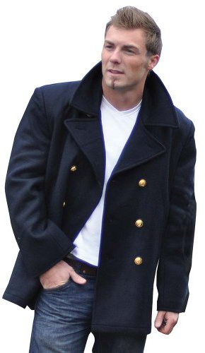 Mil-Tec - Veste Caban BW Marine Laine Avec Boutons Dorés Mil-Tec 3XL