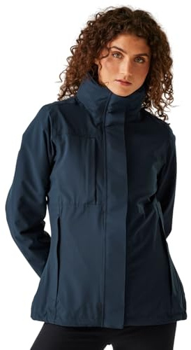 Regatta Professional Women's Kingsley Waterproof Stretch 3 in 1 Jacket, Aux femmes, Blue, 14