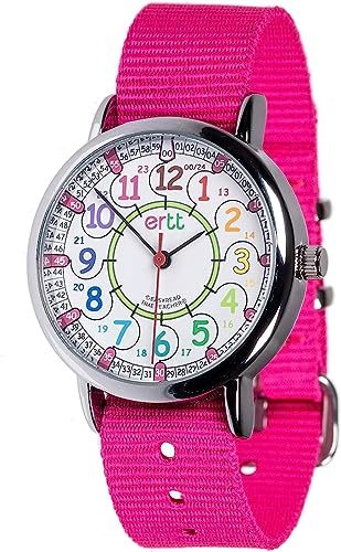 EasyRead time teacher ERW-COL-24-PK Learn the Time Mädchenuhr