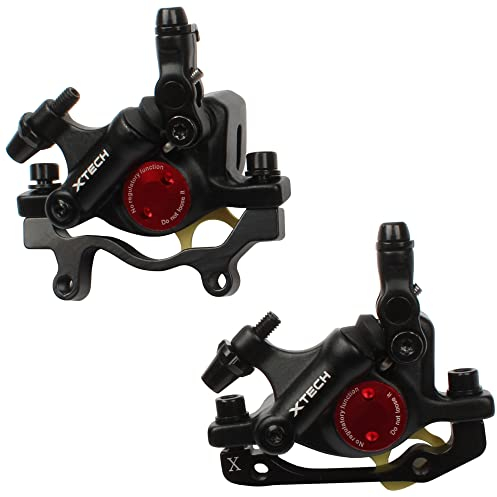 Lixada Hydraulische Bremsscheibe, Scheibenbremse für Fahrrad, hydraulische Scheibenbremsen aus Aluminiumlegierung, vorne hinten