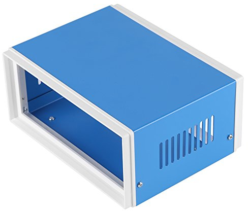 Akozon Blue Metal Enclosure DIY Box Junction Case Electronic Enclosures 170 * 130 * 80mm / 6.69 x 5.12 x 3.15inch